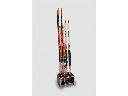 Holzständer für Langlaufski (Abmessungen 61x27, h. 27)