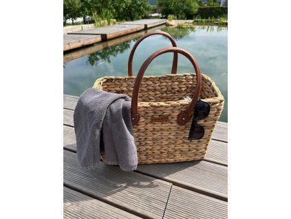 Strandtasche aus Wasserhyazinthe