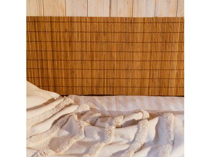 Braune Bettmatte aus Bambus