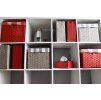 Úložný box s víkem červený (rozměry boxu 30x43x32)