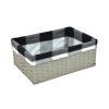 Úložný box šedý (Rozměry (cm) 30x20, v. 12)