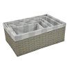Úložný box šedý (Rozměry (cm) 30x20, v. 12)
