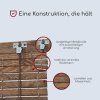 Holzrollo für Pergola - Naturfarbe