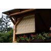 Holzrollo für Pergola - Naturfarbe