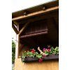 Holzrollo für Pergola - Kirschbaum