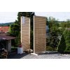 Holzparavent für die Terrasse
