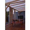 Holzparavent für die Terrasse