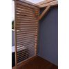 Holzparavent für die Terrasse