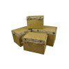 Vyšší úložný box žíhaný s látkou paris (Rozměry (cm) 33x23, v.23|37x26, v.25|41x30, v.27|45x34, v.29;)