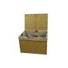 Vyšší úložný box žíhaný s látkou paris (Rozměry (cm) 33x23, v.23|37x26, v.25|41x30, v.27|45x34, v.29;)