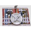 Weißer Weiden-Picknickkorb für 2 - 41 x 31 cm
