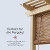 Holzrollo für Pergola - grau