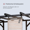 Verschiebbarer Paravent 100x198cm, mit 2m Schiene