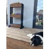 Holzständer für Blumenkästen – 3-stöckig, braun