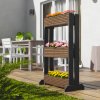 Holzständer für Blumenkästen – 3-stöckig, braun