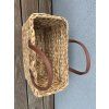 Strandtasche aus Wasserhyazinthe, quadratisch