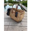 Strandtasche aus Wasserhyazinthe, rund