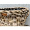 Rattan-Blumenkasten, oval